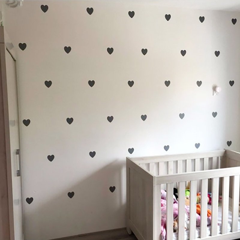 Baby Girl Nursery Quotes - Kalp Bebek Odası Dekoratif Çıkartmalar Kız