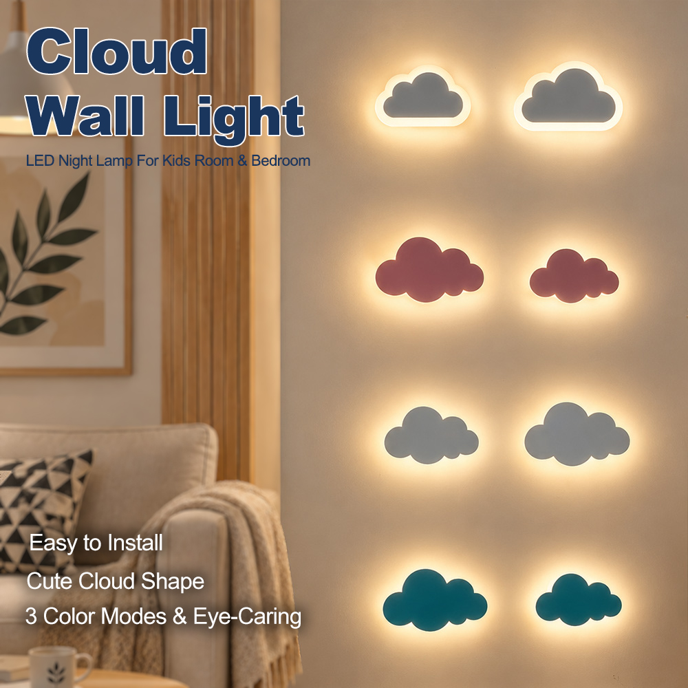 LED Bulut Duvar Lambası, Gece  - Baby Nursery Wall Lights incelemesi ve fiyatı