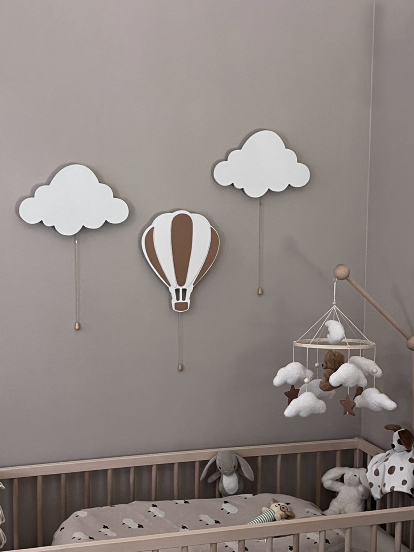 Bulut Işığı - Yüzen Bulut Duva - Baby Nursery Wall Lights incelemesi ve fiyatı
