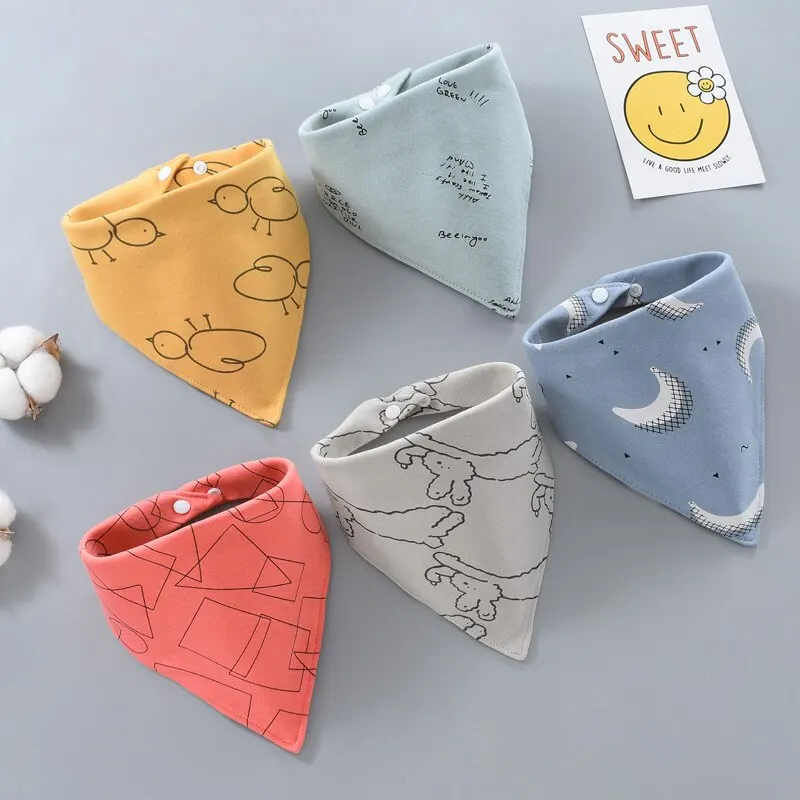 5 adet Saf Pamuk Bandana Su Ge - Baby Nursery Boy incelemesi ve fiyatı