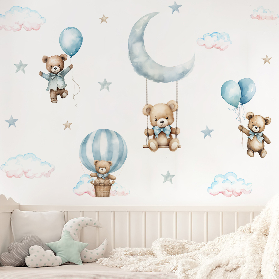 Suluboya Ayı Sıcak Hava Balonu - Baby Nursery Boy incelemesi ve fiyatı