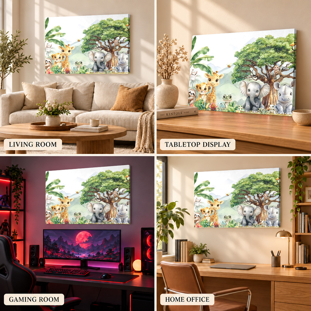 Bebek Orman Hayvanları Temalı, - Baby Nursery Frames incelemesi ve fiyatı