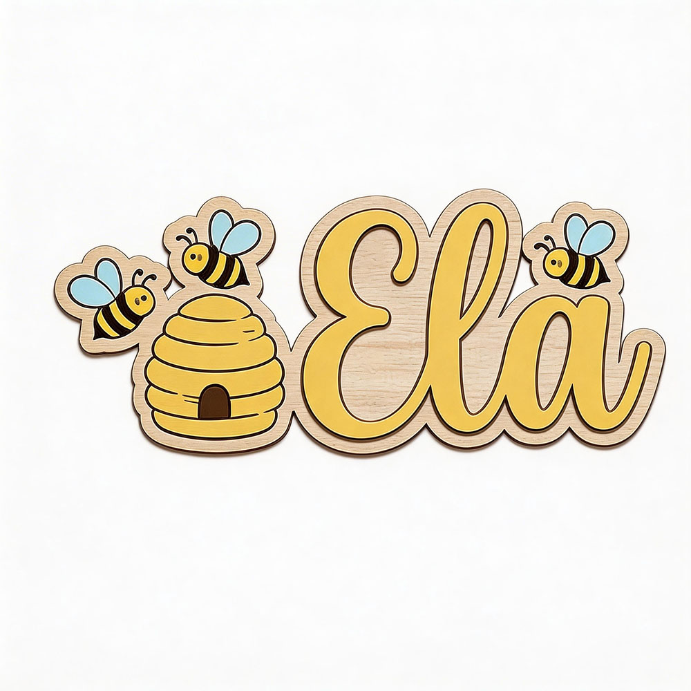 Kişiselleştirilmiş Sevimli Arı - Baby Nursery Decor Girl incelemesi ve fiyatı