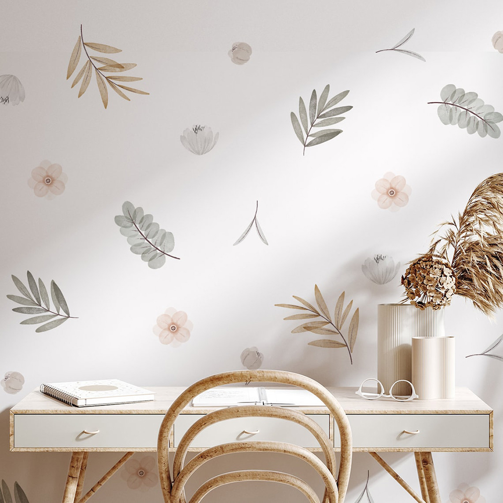 Boho Yaprakları Botanik DIY Du - Baby Nursery Decor Girl incelemesi ve fiyatı