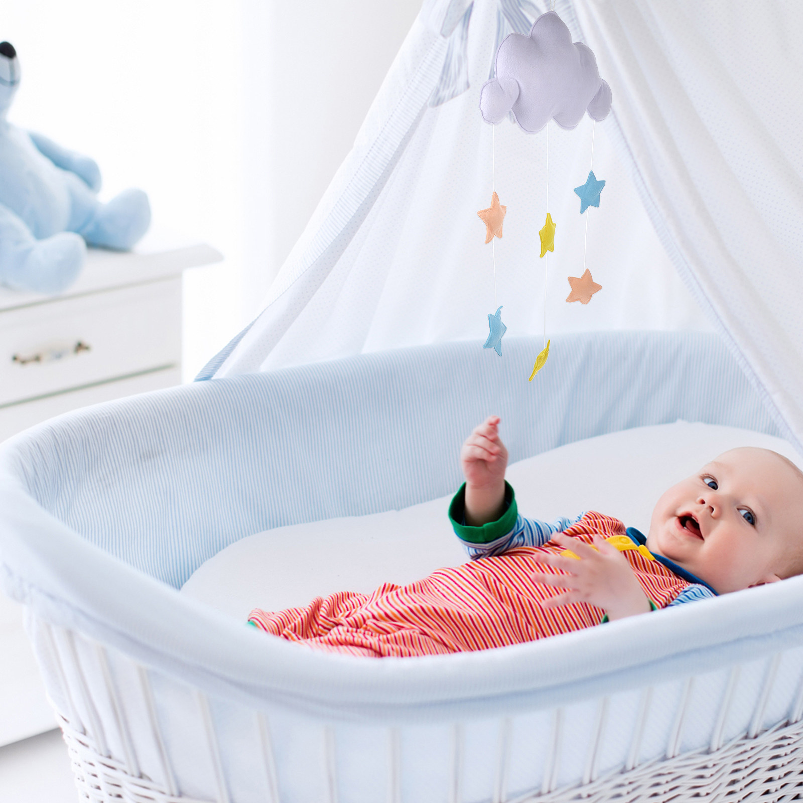 Sevimli Bulut Yıldız Keçe Duva - Baby Nursery Light Fixture incelemesi ve fiyatı