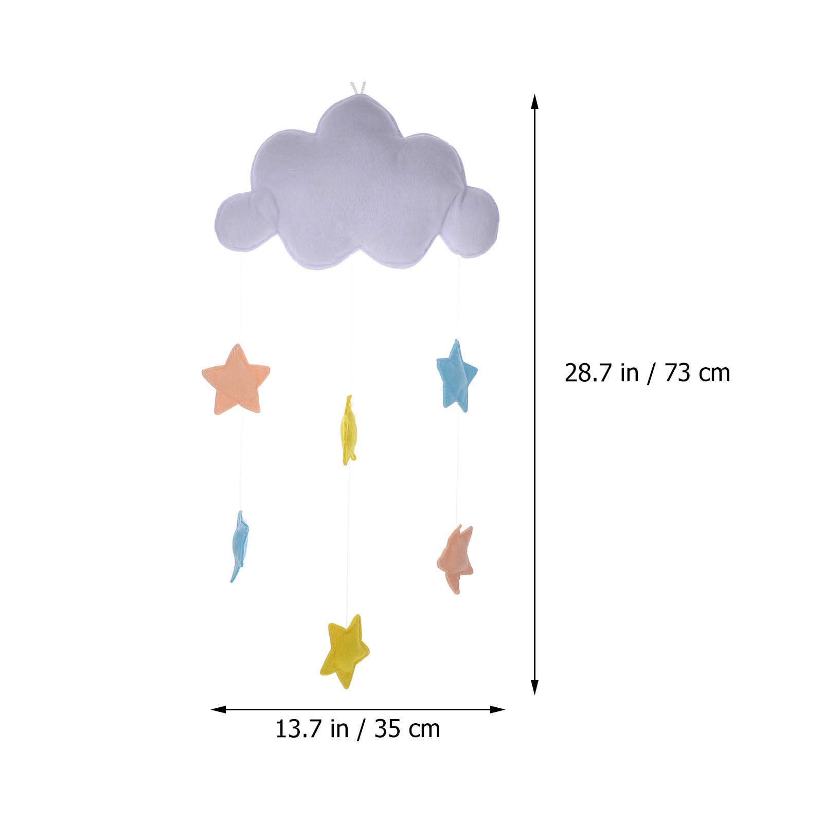Sevimli Bulut Yıldız Keçe Duva - Baby Nursery Light Fixture incelemesi ve fiyatı