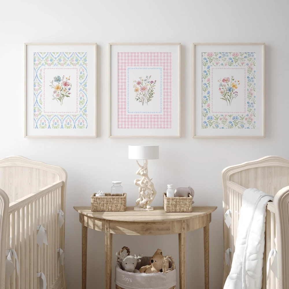 3 adet çerçevesiz kanvas tablo - Baby Nursery Frames incelemesi ve fiyatı